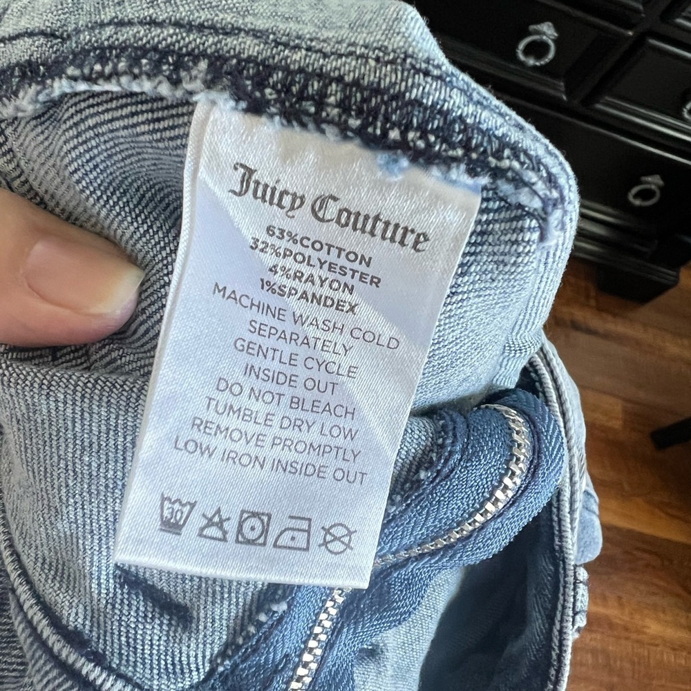 NWT Juicy Couture Denim Skirt 27 - Picture 9 of 10